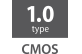Ikona snímače CMOS 1,0